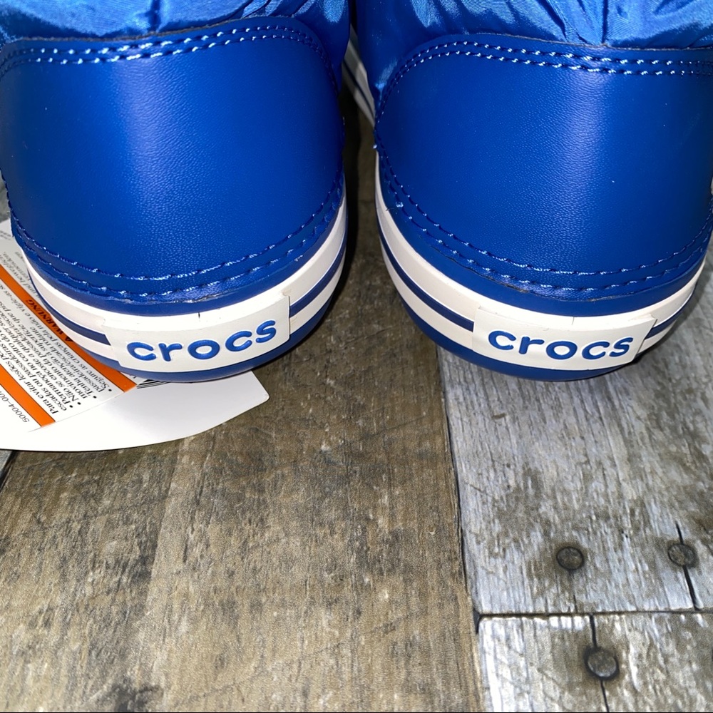 🌟☘️HP☘️🌟NWT CROCS Winter Puff Boots - Royal Blue - Women’s Sizes - Very Cute! - Picture 8 of 10